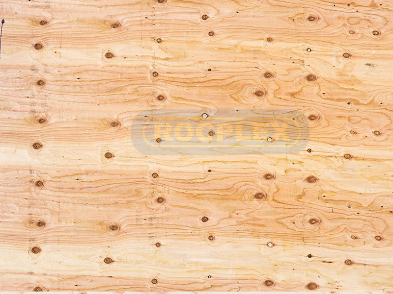 CDX plywood, an adaptable and robust material for varied applications.