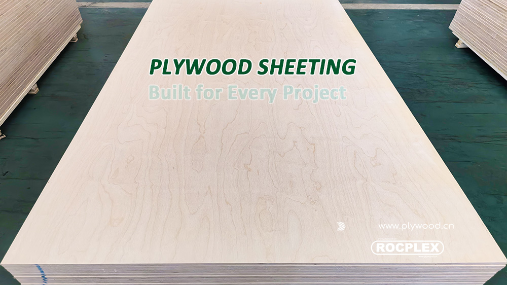 Plywood sheeting