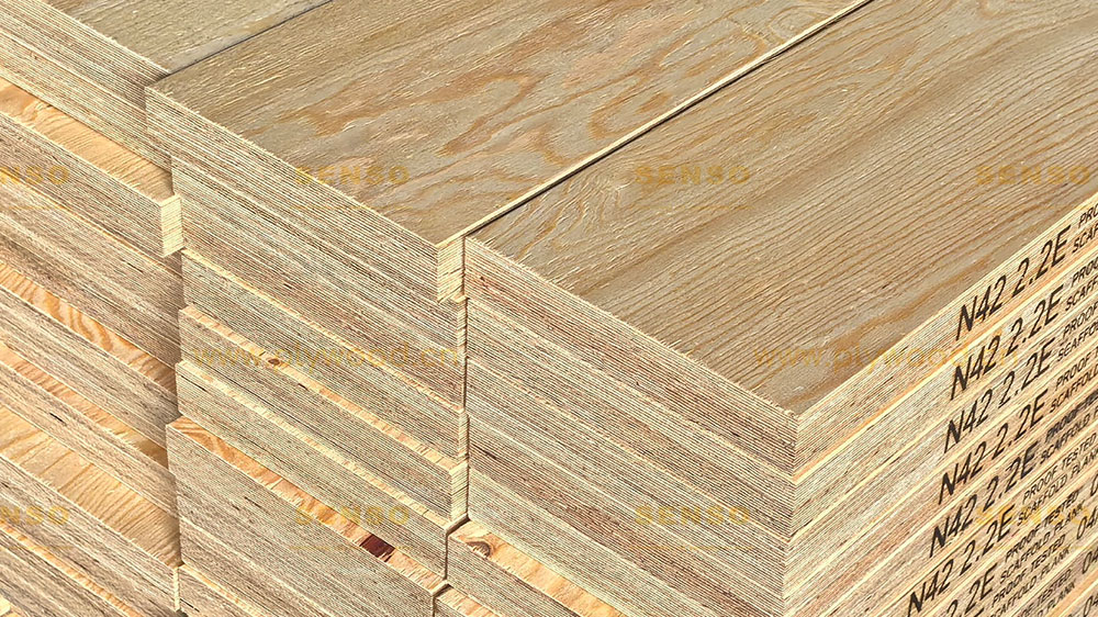 LVL scaffolding plank