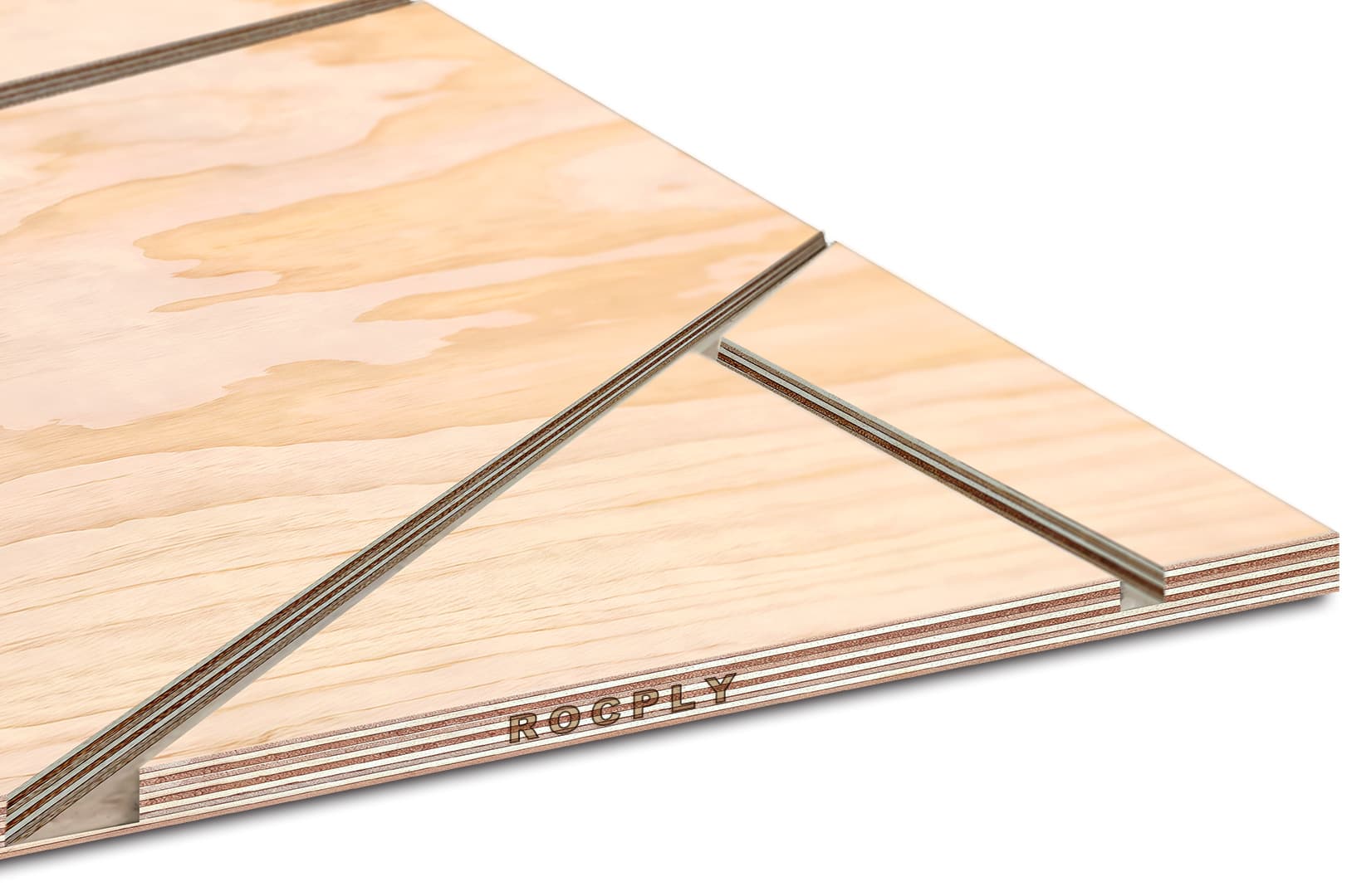 Custom Grooved Plywood Wall Panels