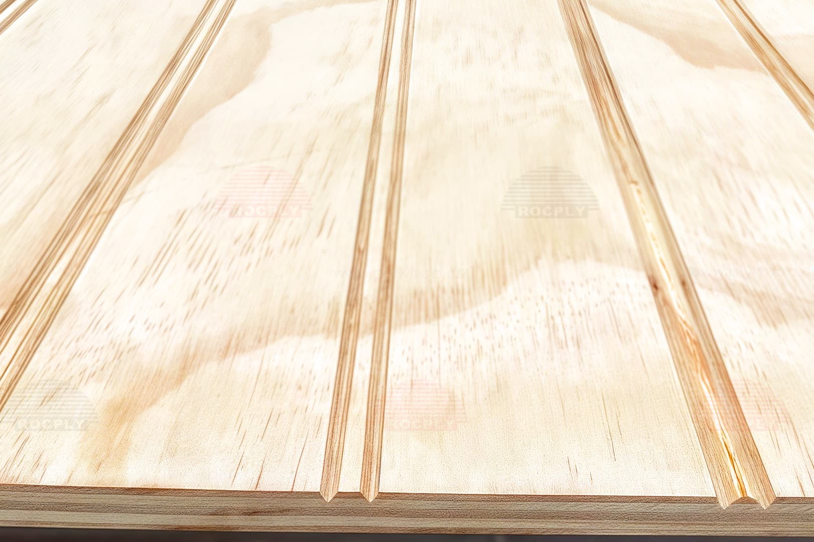 Decorative Grooved Plywood Panels