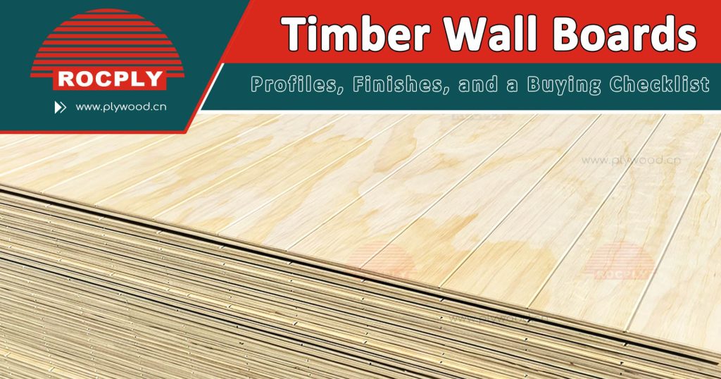 Timber Wall Boards: Profiles, Finishes, and a Buying Checklist