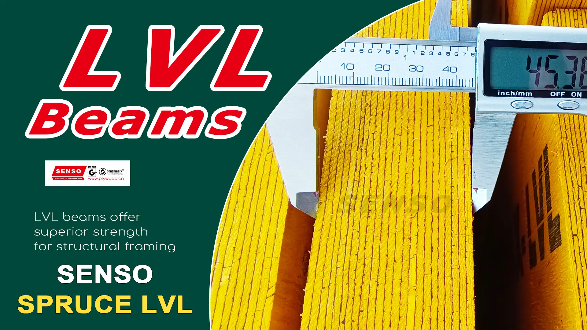 LVL Beams for builders structural engineered wood by SENSO